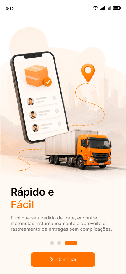 RideCargo Apps — Cliente & Motorista